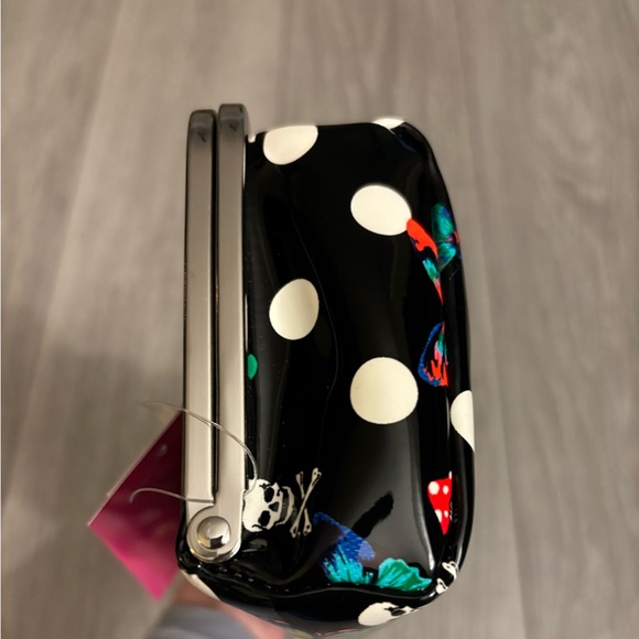 Betsey Johnson Bag - Mushroom, Polka Dot, Skull and Butterfly Clutch NWT - Picture 5 of 14
